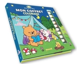 Mes copains câlins : Mon coffret coloriage : Avec 10 feutres double pointe