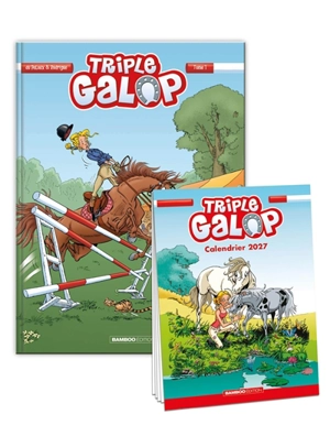 Triple galop : tome 1 + calendrier 2027 - Benoît Du Peloux