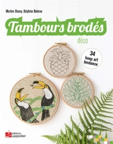 Tambours brodés déco : 34 hoop art tendance - Martine Biessy