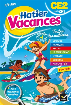 Hatier vacances, CE2 vers le CM1, 8-9 ans - Isabelle Cardron