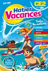 Hatier vacances, CE2 vers le CM1, 8-9 ans - Isabelle Cardron