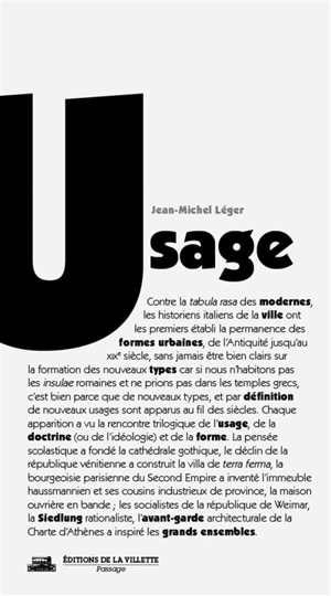Usage - Jean-Michel Léger