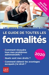 Le guide de toutes les formalités : 2020 - Editions Prat
