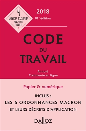 Code du travail 2018