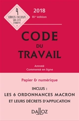 Code du travail 2018