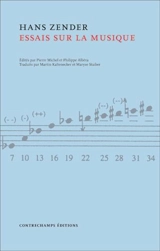 Essais sur la musique - Hans Zender