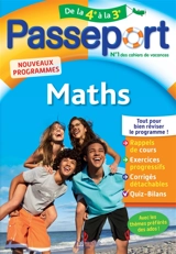Passeport maths, de la 4e à la 3e : nouveaux programmes - Mireille Semat
