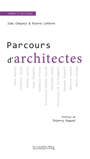 Parcours d'architectes - Jimi Cheynut