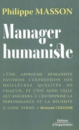 Manager humaniste - Philippe Masson