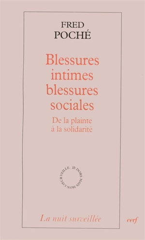 Blessures intimes, blessures sociales : de la plainte à la solidarité - Fred Poché