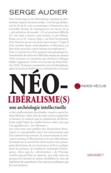 Néo-libéralisme(s) : une archéologie intellectuelle - Serge Audier