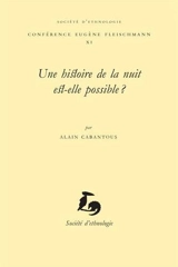 Une histoire de la nuit est-elle possible ? - Alain Cabantous