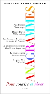 Anagrammes : pour sourire et rêver - Jacques Perry-Salkow