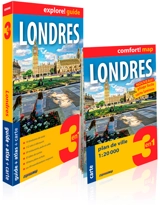 Londres : 3 en 1 : guide + atlas + carte
