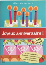 Joyeux anniversaire ! : un kit créatif - Ellen Giggenbach