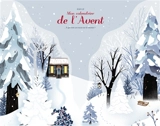 Mon calendrier de l'avent pop-up : à qui sont les traces sur les chemins ? - Françoise de Guibert