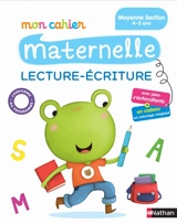 Mon cahier maternelle lecture-écriture moyenne section, 4-5 ans - Christelle Chambon
