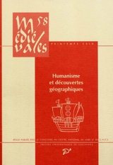 Médiévales, n° 58. Humanisme et découvertes géographiques