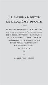 La Deuxième droite - Jean-Pierre Garnier