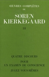 Oeuvres complètes. Vol. 18 - Sören Kierkegaard