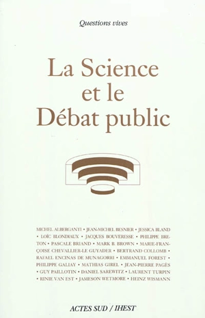 La science et le débat public