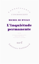 L'inquiétude permanente - Michel de M'Uzan