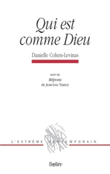 Qui est comme Dieu. Répons - Danielle Cohen-Levinas
