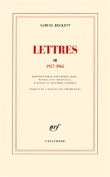 Lettres. Vol. 3. 1957-1965 - Samuel Beckett