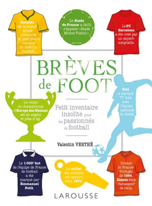 Brèves de foot : petit inventaire insolite pour les passionnés de football - Valentin Verthé