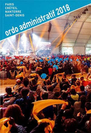 Ordo administratif 2018 : Diocèses de Paris, Créteil, Nanterre, Saint-Denis