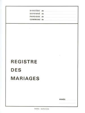 Registre de mariages : M3