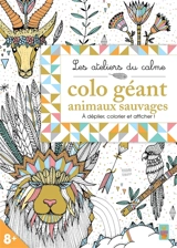 Colo géant animaux sauvages : à déplier, colorier et afficher ! - Little Madi