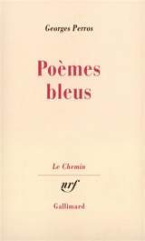 Poèmes bleus - Georges Perros