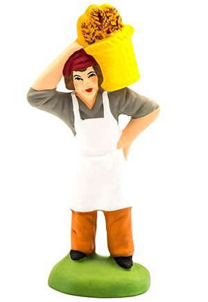 Santon Boulanger 7 cm - CARBONEL