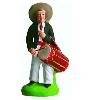 Santon Tambourinaire 7 cm - CARBONEL