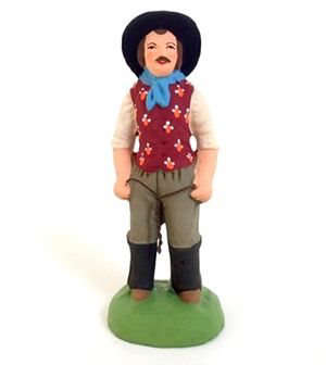 Santon Sourcier 7 cm - CARBONEL