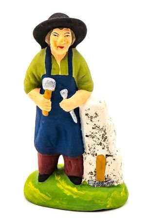 Santon Tailleur de Pierre (A) 7 cm - CARBONEL