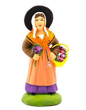 Santon Bouquetière 7 cm - CARBONEL