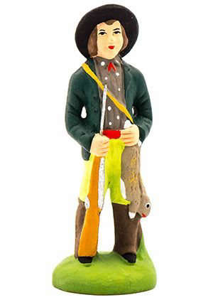 SANTON Chasseur 7 cm - CARBONEL