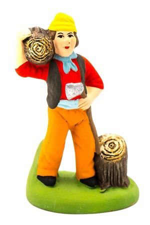 Santon Bucheron (A) 7 cm - CARBONEL