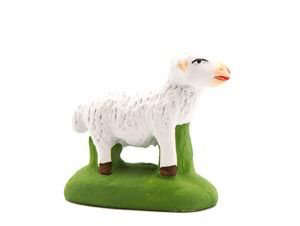 Santon Agneau 7 cm - CARBONEL