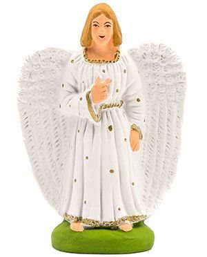 Santon Ange blanc 7 cm - CARBONEL