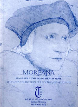 Revue sur l'univers de Thomas More, vol 45, n°172, juin 2008 - Collectif