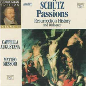 Passions et autres oeuvres vol.3 4 CD : Edition Heinrich Schütz, volume 3 - Heinrich Schütz