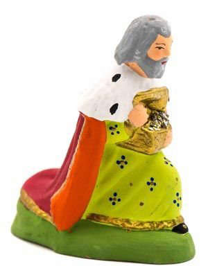 Santon Roi à Genoux 7 cm - CARBONEL