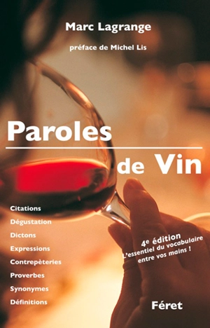 Paroles de vin - Marc Lagrange