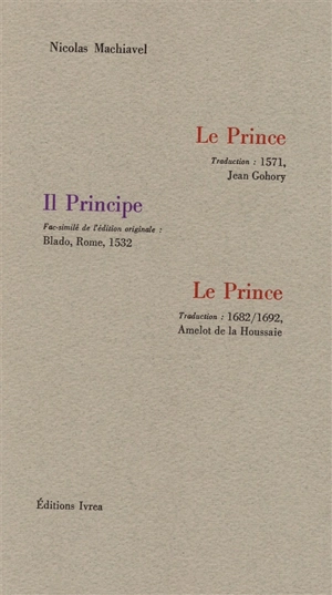 Le prince - Machiavel