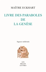 Livre des paraboles de la Genèse - Johannes Eckhart