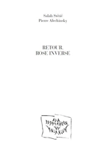 Retour rose inverse - Salah Stétié