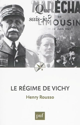 Le régime de Vichy - Henry Rousso